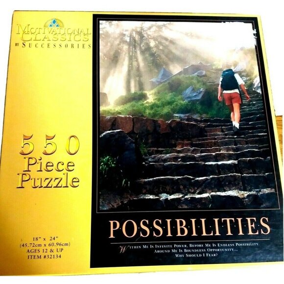 Successories Motivational Inspirational Jigsaw Puzzle Possibilities 550 Pieces - Picture 1 of 4